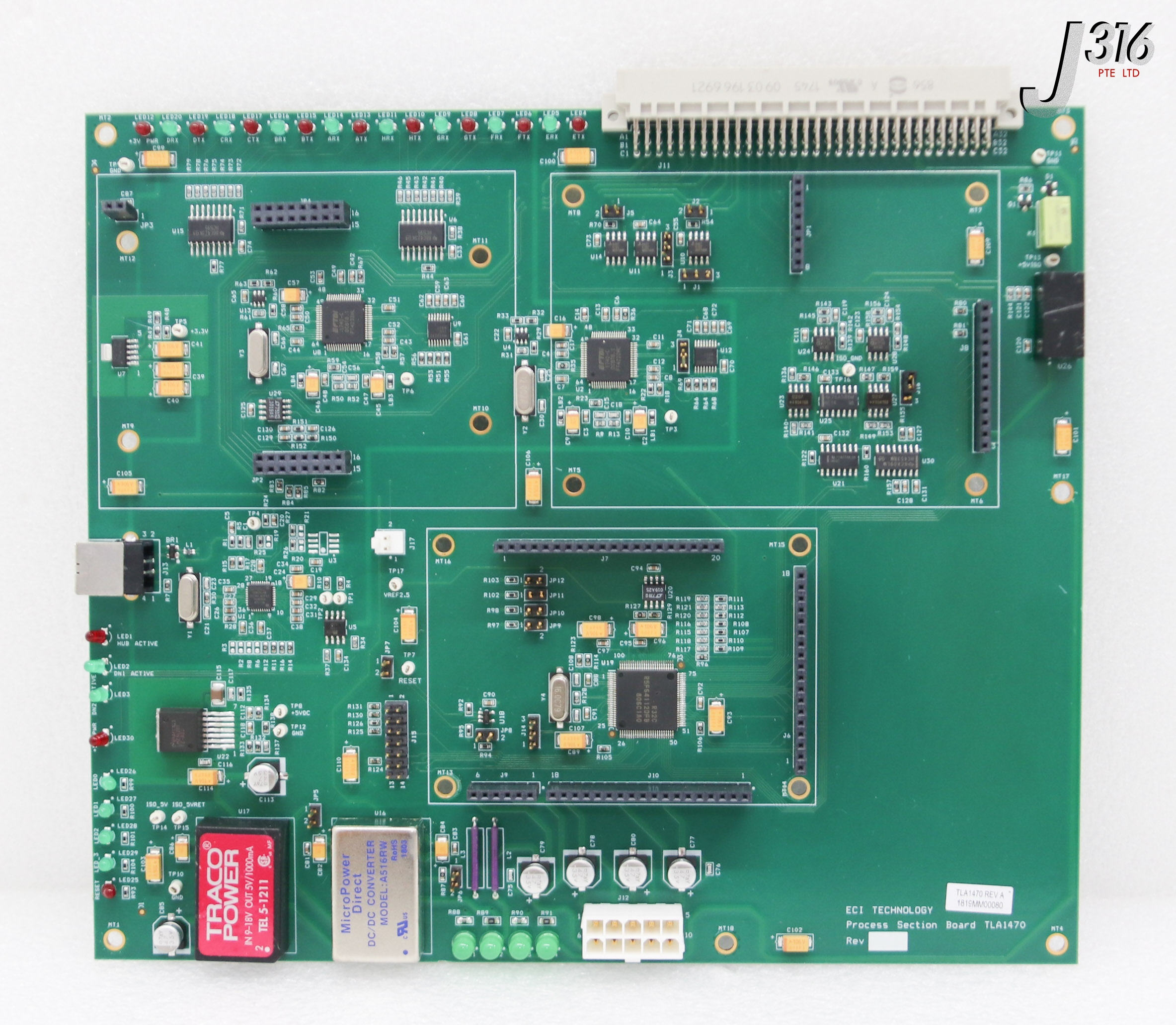 H‼️ 37798 ECI TECHNOLOGY PCB PROCESS SECTION BOARD TLA1470 | eBay